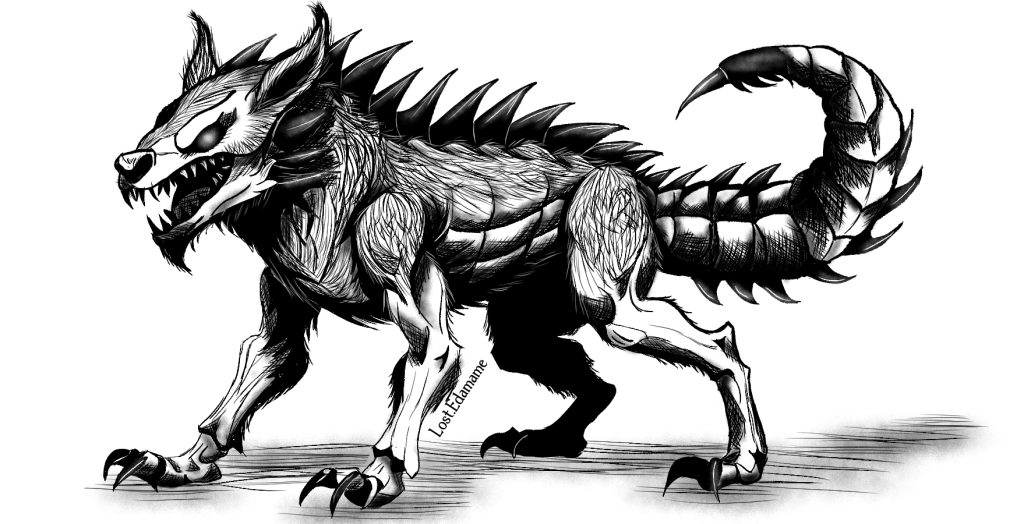 Scorpion Wolf by Lost.Edamame